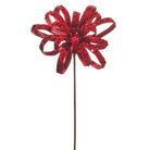 22" Red Glitter Bow Pick - Sassy Inspiration