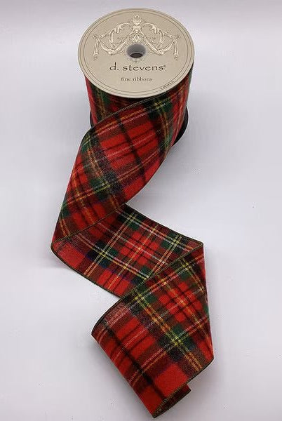 4” x 10Y Cheyenne Plaid Ribbon - Sassy Inspiration