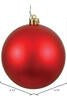 4.75" Red Matte Ball Ornament - Sassy Inspiration