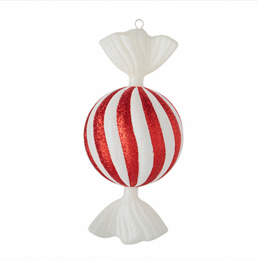 8.5” Peppermint Candy Ornament