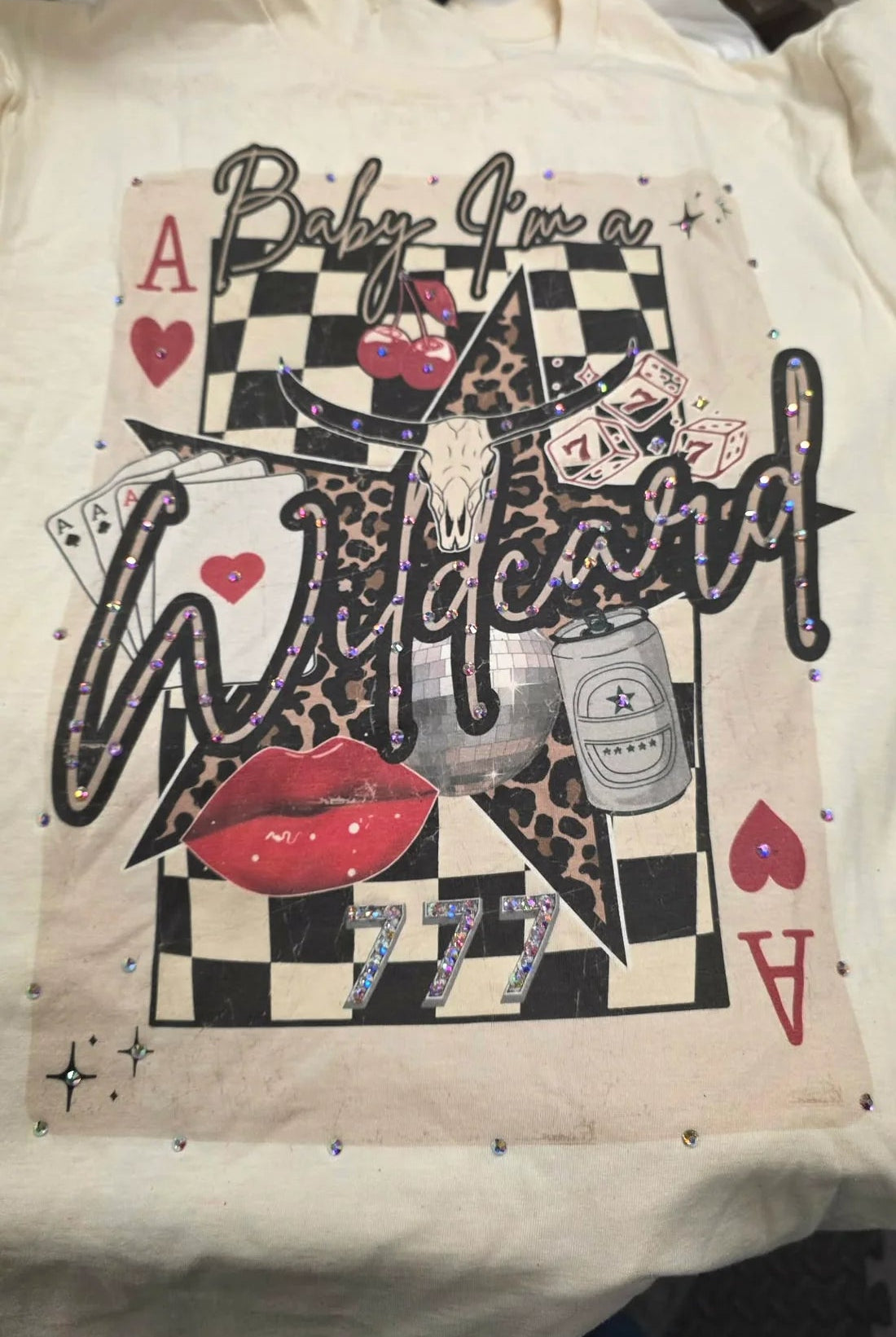 Baby I’m a Wildcard Graphic Tee - Sassy Inspiration