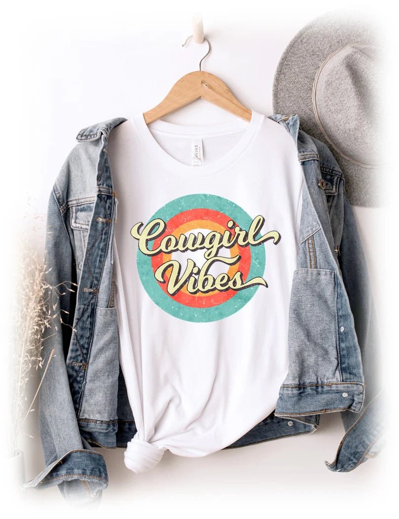 Cowgirl Vibes Graphic Tee - Sassy Inspiration