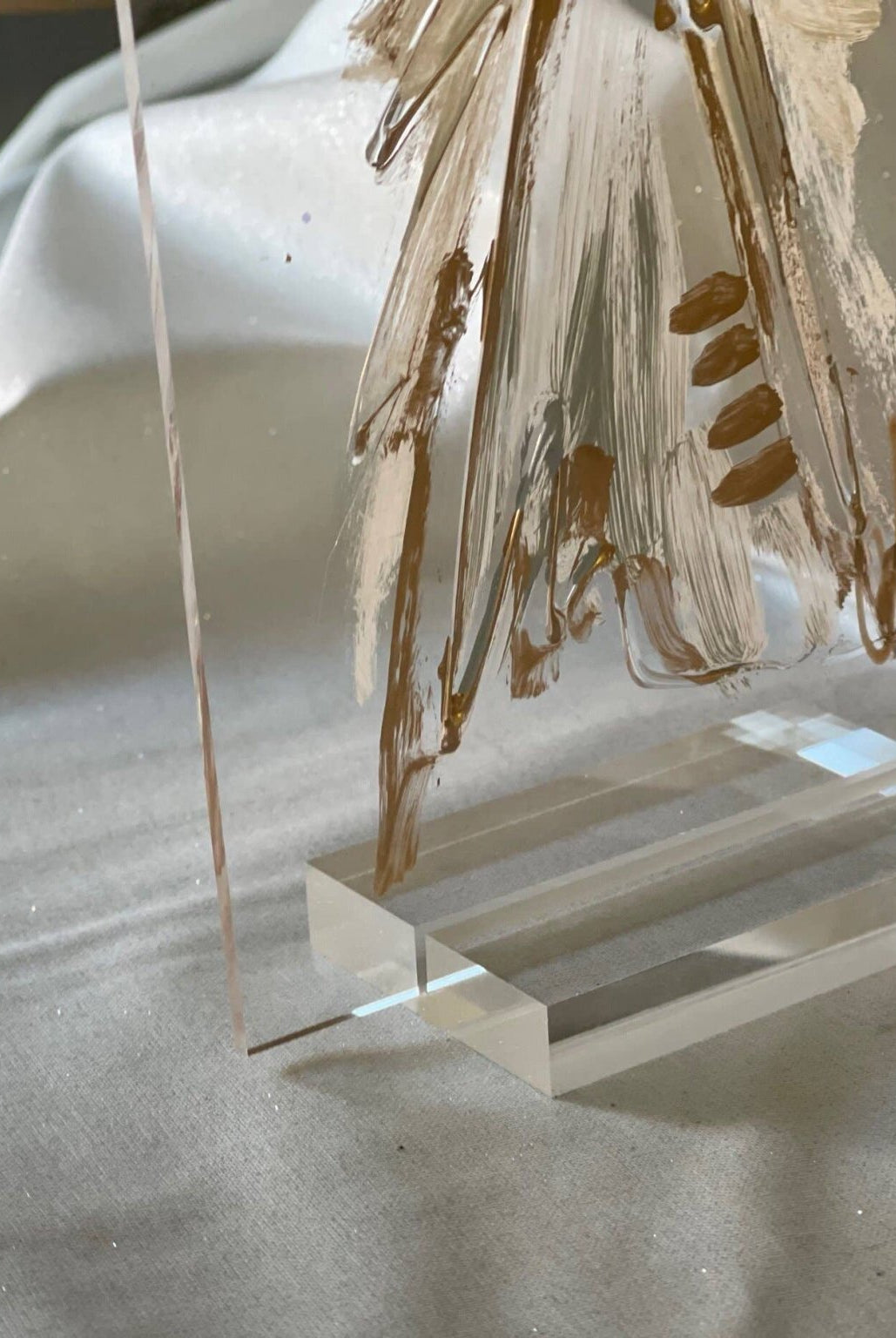 Hand Painted Angel on 5’x7’ acrylic - Sassy Inspiration