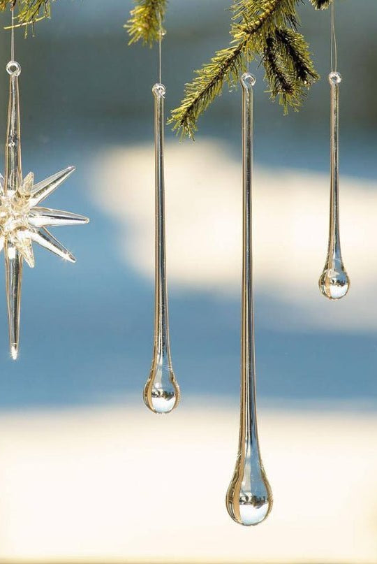 Icicle Drop Christmas Ornament - 3 sizes - Sassy Inspiration