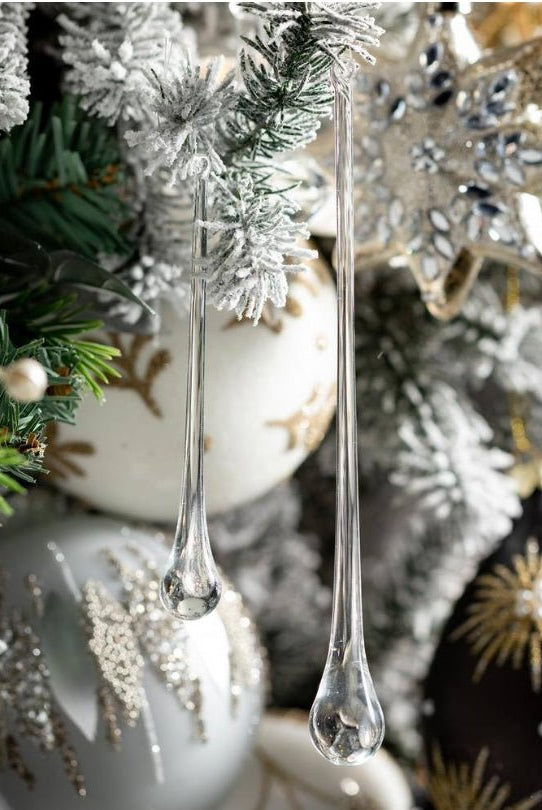 Icicle Drop Christmas Ornament - 3 sizes - Sassy Inspiration