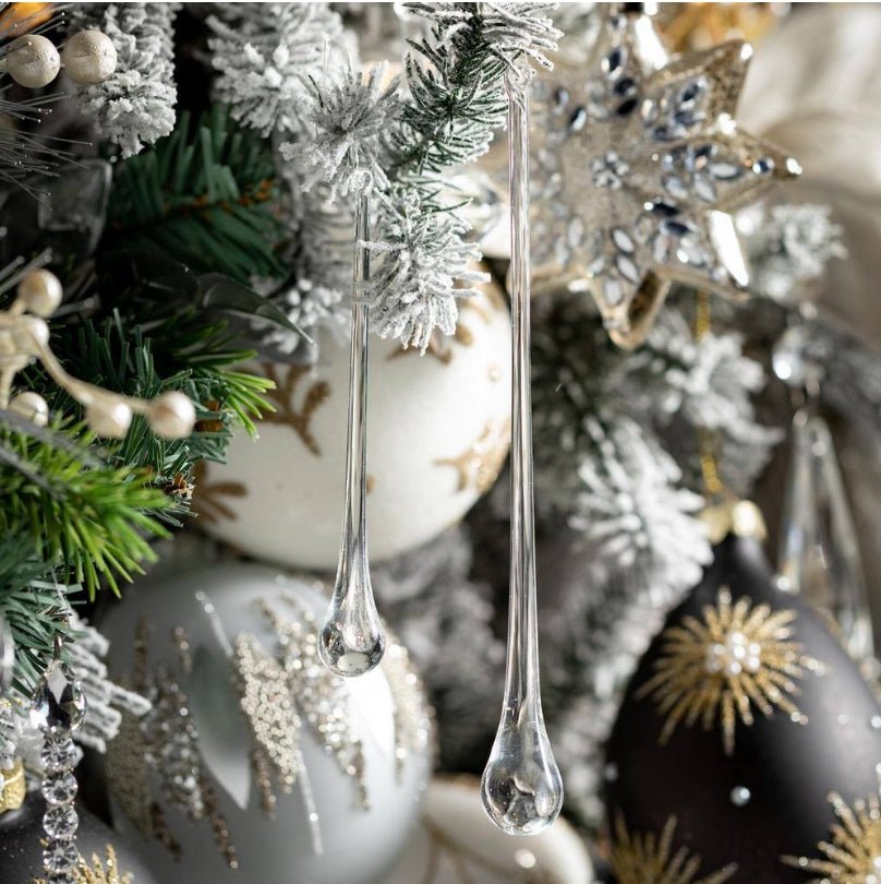Icicle Drop Christmas Ornament - 3 sizes - Sassy Inspiration