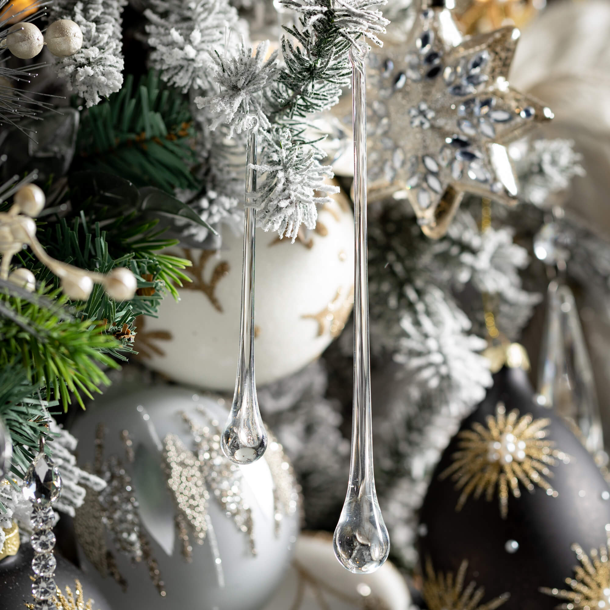Icicle Drop Christmas Ornament - 3 sizes - Sassy Inspiration