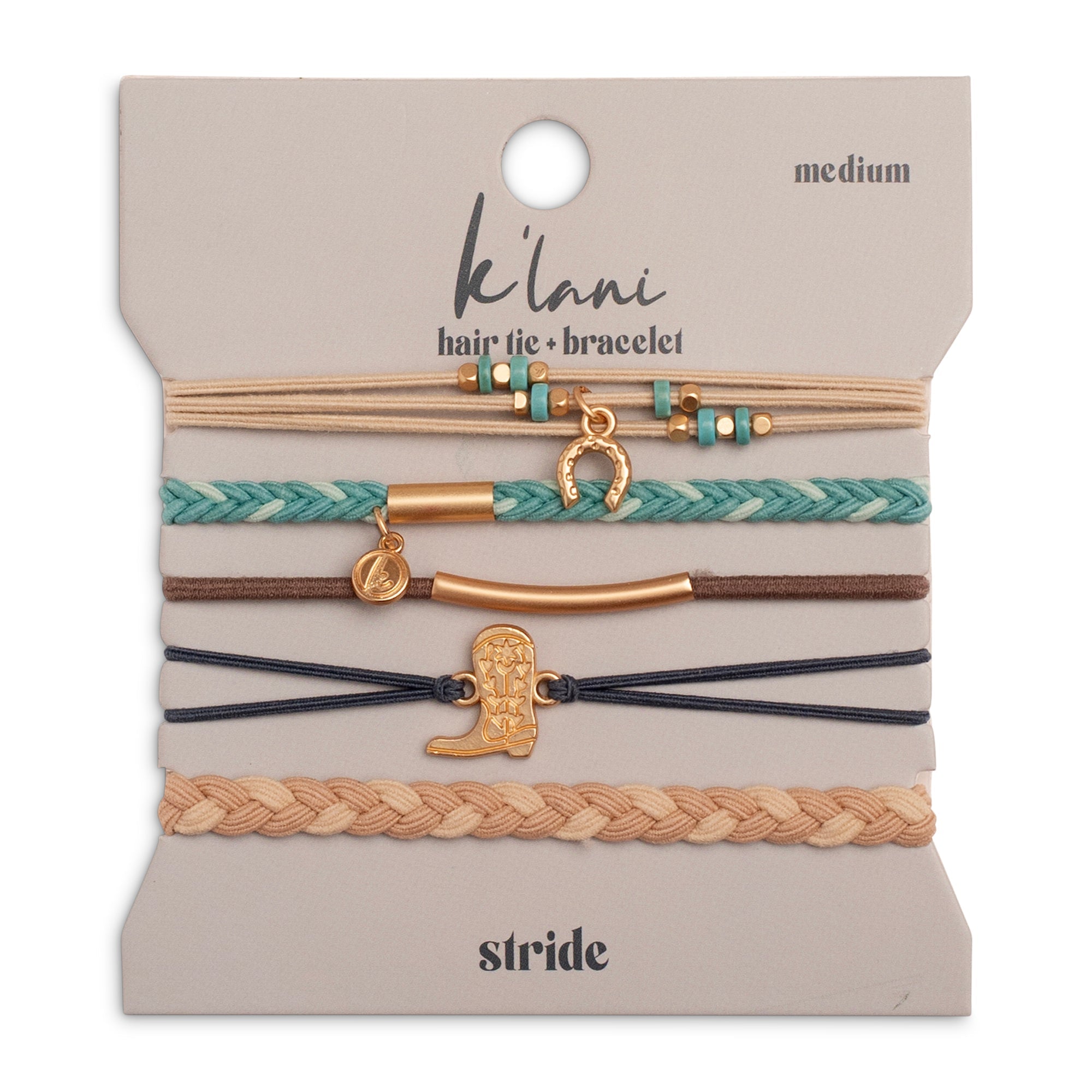 K'lani STRIDE Hair Tie/Bracelet Set - Sassy Inspiration
