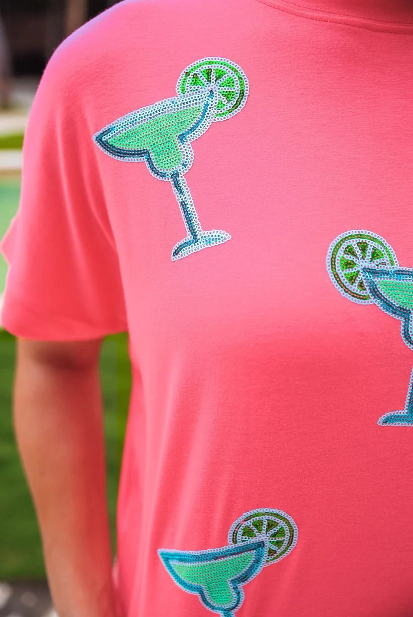 Margaritaville Sequin Patch Top - Sassy Inspiration