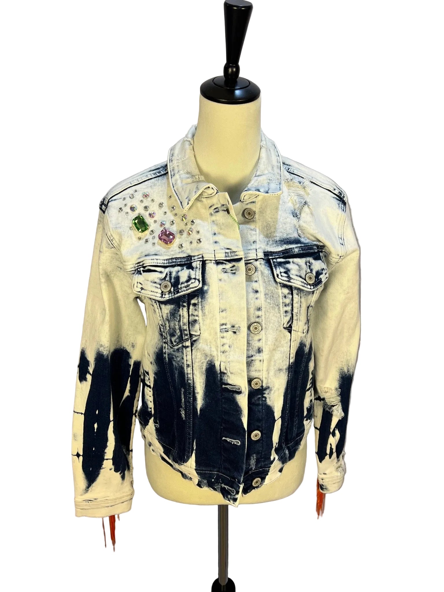 One - of - a - kind Denim Jacket (Medium) - Sassy Inspiration