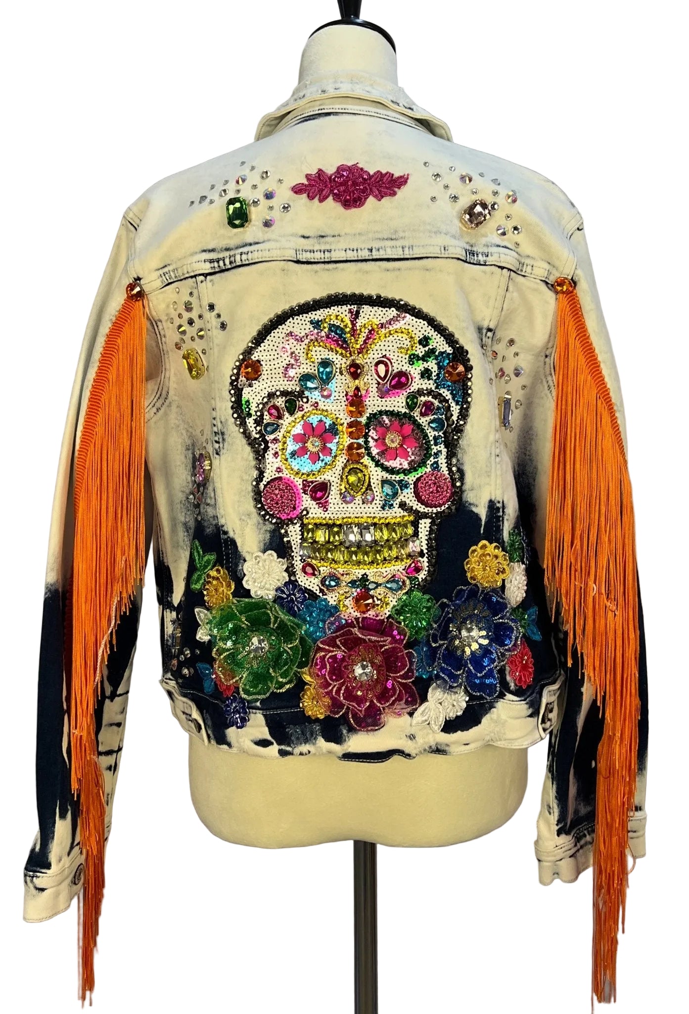 One - of - a - kind Denim Jacket (Medium) - Sassy Inspiration