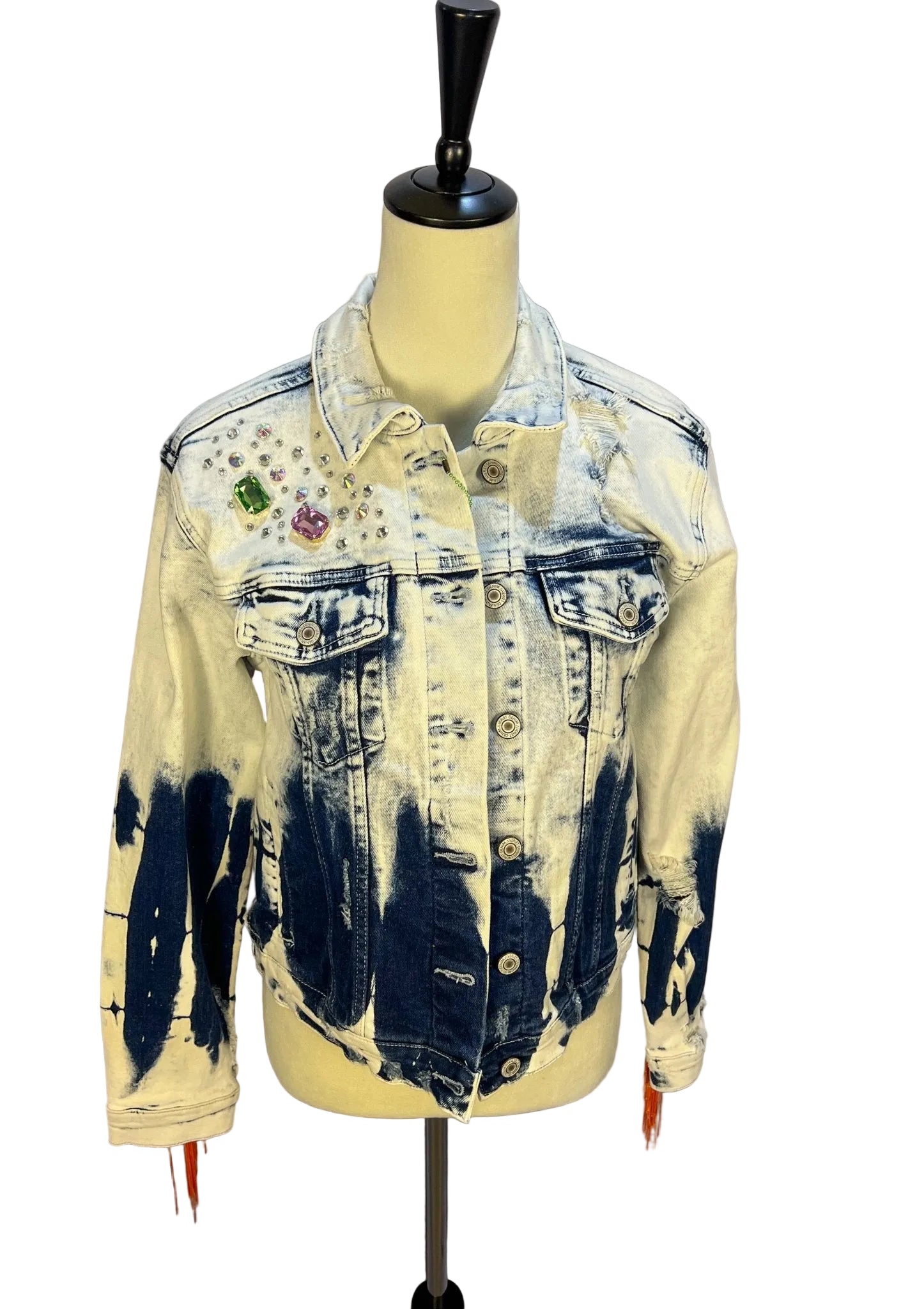 One - of - a - kind Denim Jacket (Medium) - Sassy Inspiration