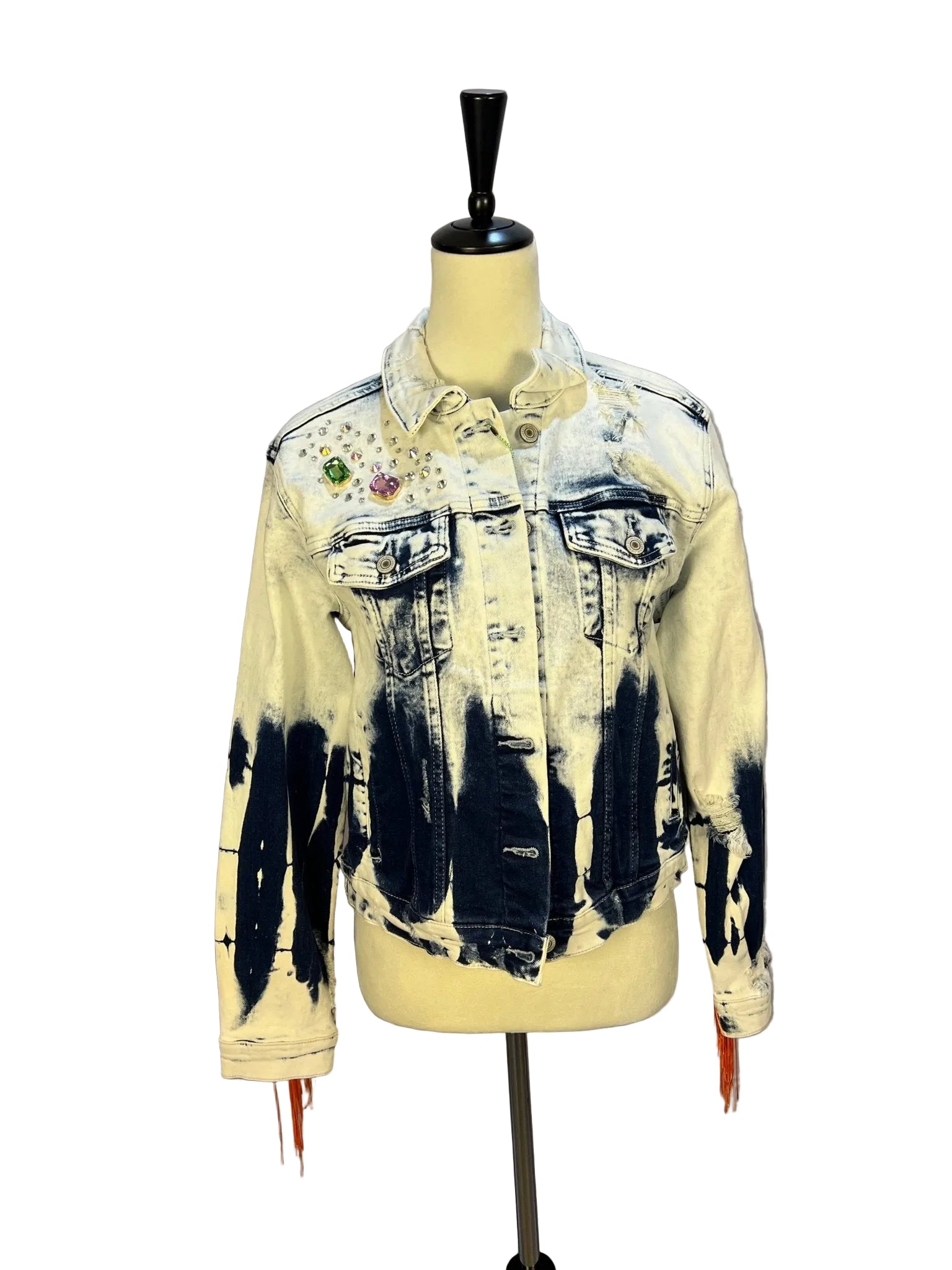 One - of - a - kind Denim Jacket (Medium) - Sassy Inspiration