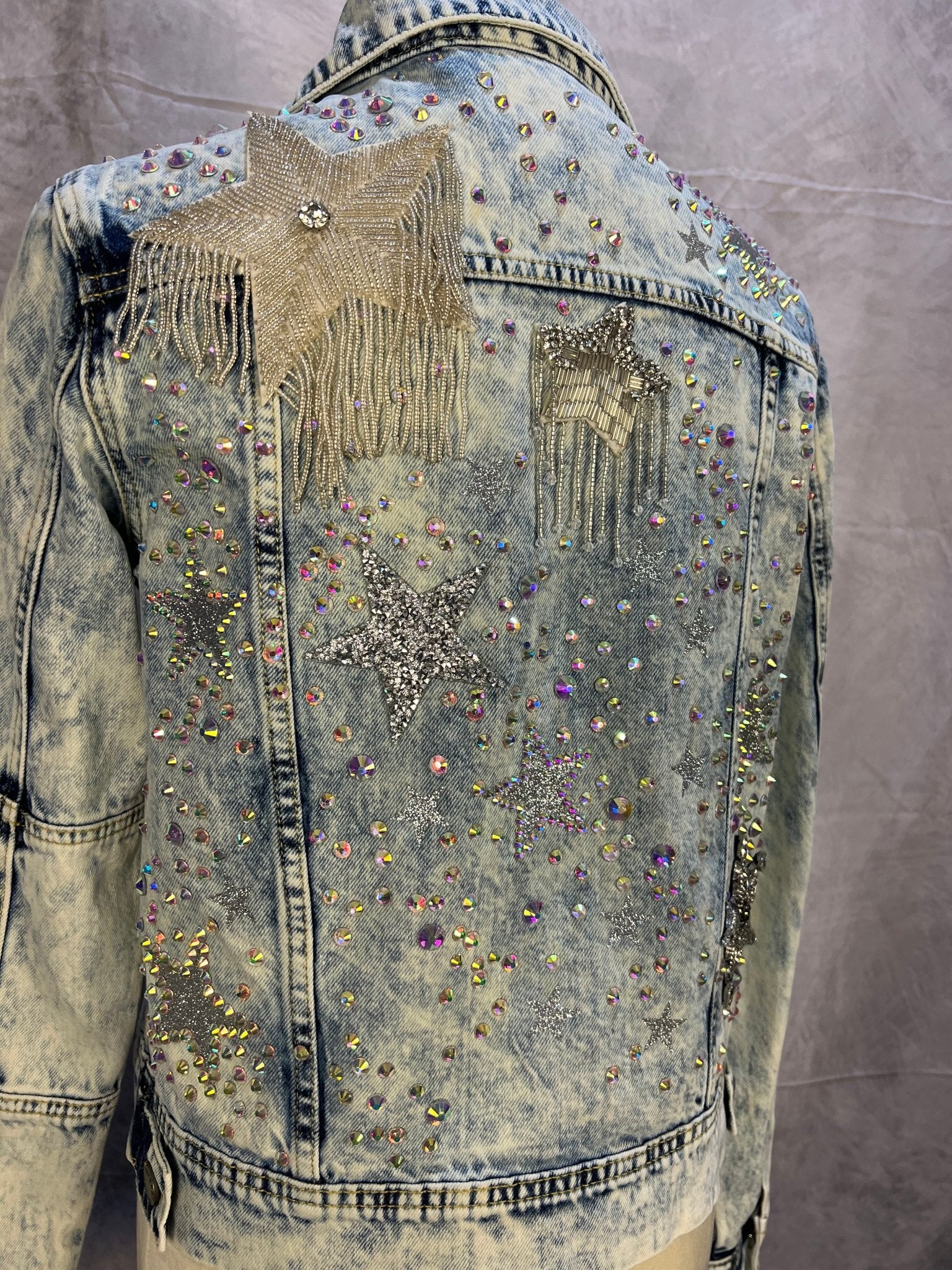 One of a kind denim jacket - Star - S - Sassy Inspiration