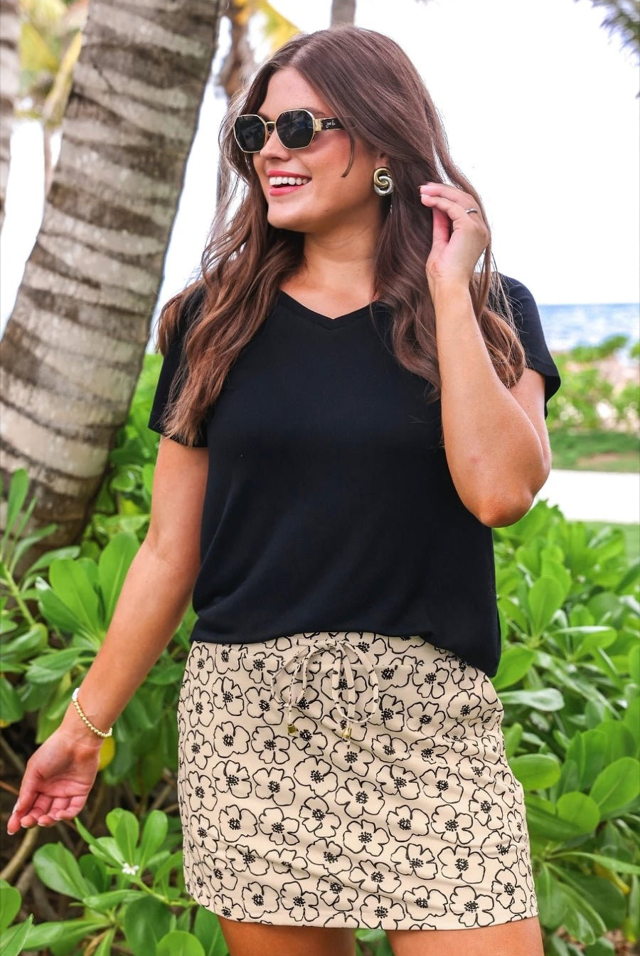 Playful Everyday Skort - So Natural Floral - Sassy Inspiration