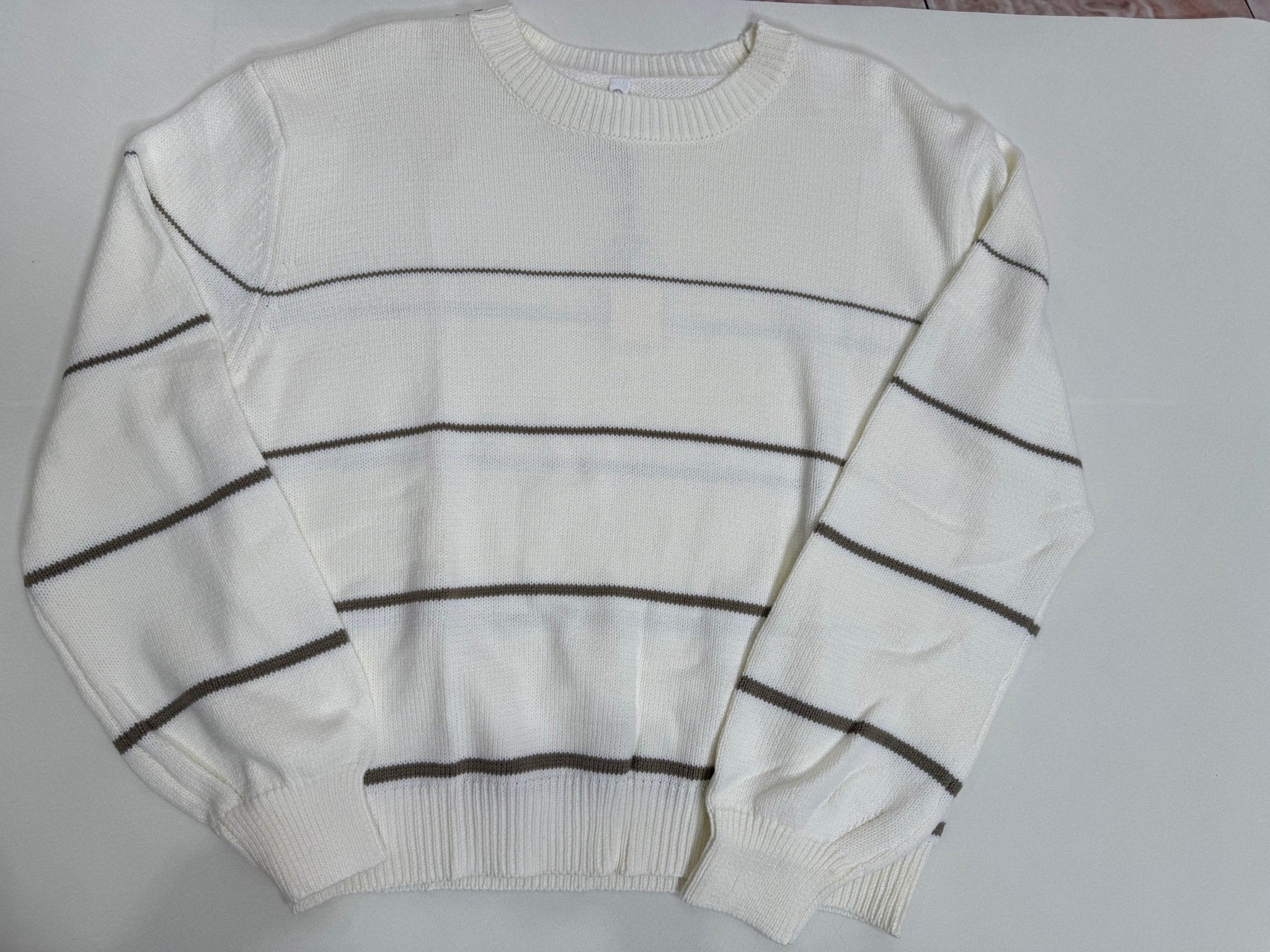 Striped Lightweight Sweater - Sassy Inspiration