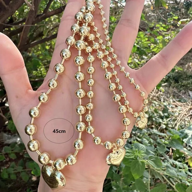 Vintage Style Heart Shaped Pendant Necklace - Sassy Inspiration