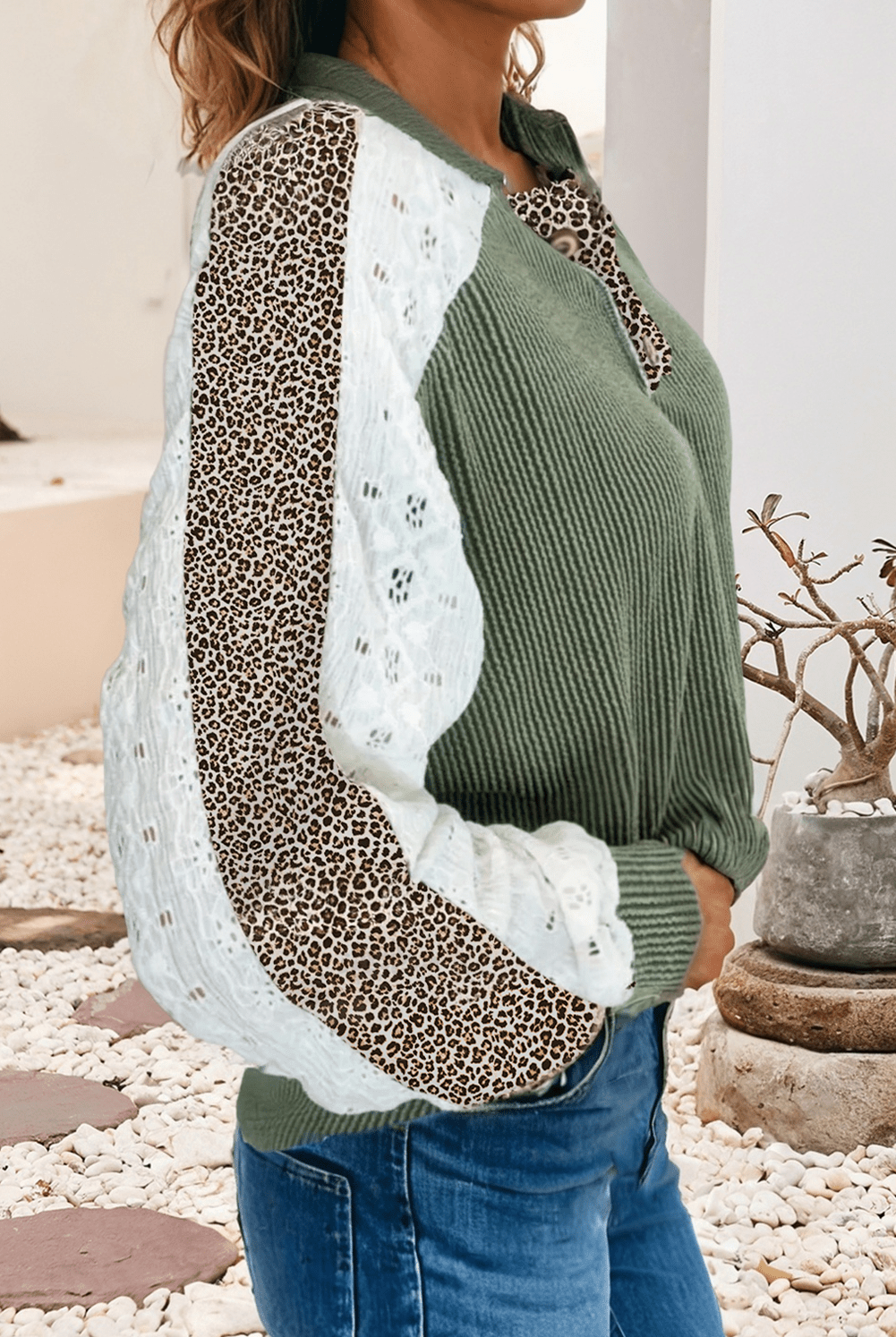 Wild Side Lace Long Sleeve - Sassy Inspiration