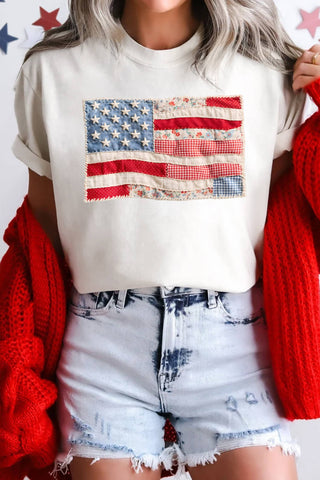 USA Flag Graphic Tee