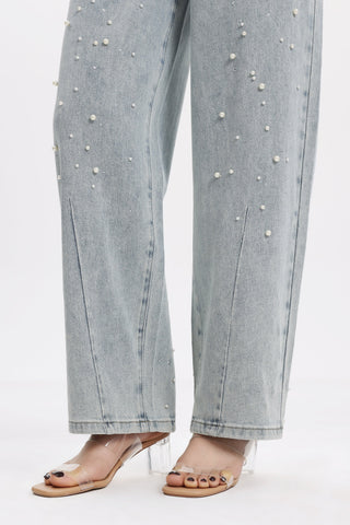Berlin High Rise Pearl Barrel Jeans