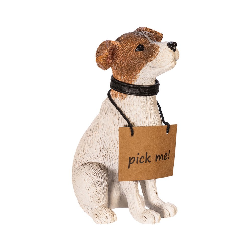 10.5" Fabriché™ Adopt - A - Pet Santa With Dog, 2 - Piece Set - Sassy Inspiration