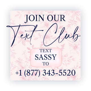 join the sassy text club