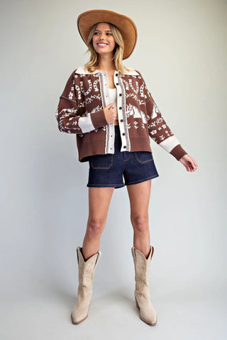 Saddle & Bloom Western Cardigan
