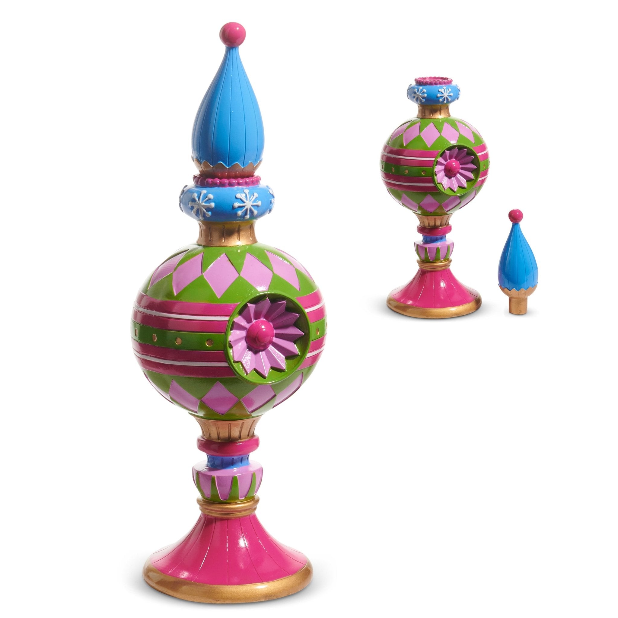 14.5" Witch Eye Finial Candle Holder - Sassy Inspiration