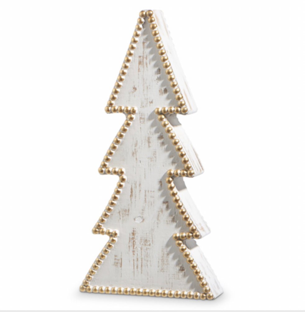 15.75” Wooden Beaded Tree - Sassy Inspiration