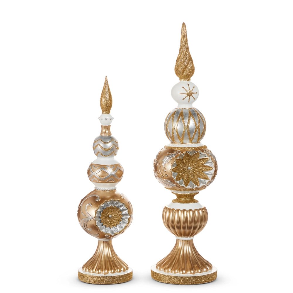 16" and 20" Gold and Silver Vintage Finials - Sassy Inspiration