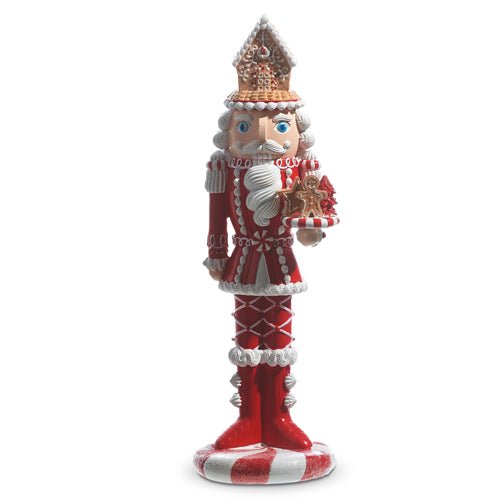 17.5" RED GINGERBREAD NUTCRACKER - Sassy Inspiration