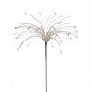 18" HEAVY BEADED STARBURST SPRAY - SILVER - Sassy Inspiration