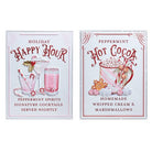 18" HOLIDAY REFRESHMENTS EMBOSSED WALL ART - Sassy Inspiration