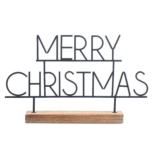 19.25" MERRY CHRISTMAS WORD ART - Sassy Inspiration