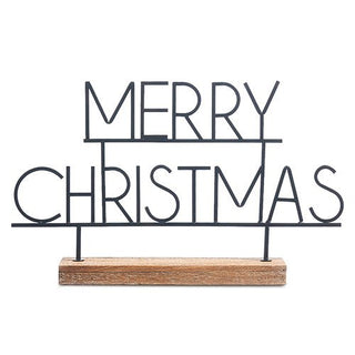 19.25" MERRY CHRISTMAS WORD ART - Sassy Inspiration