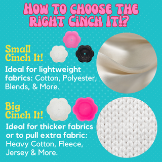 Cinch It! Double Pink Pack Clothing Cinch Clips