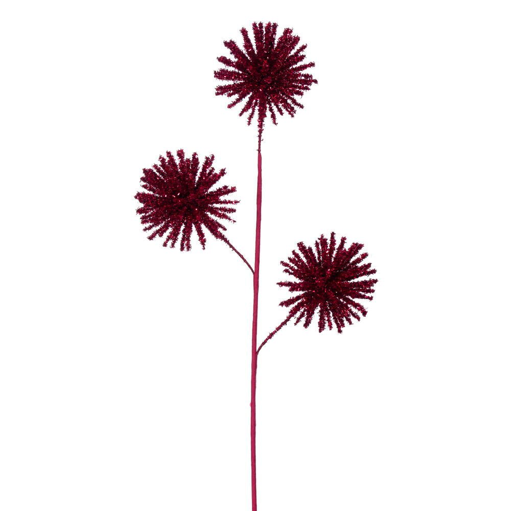 23" Burgundy Spike Spray, includes 2 pieces per bag - Sassy Inspiration