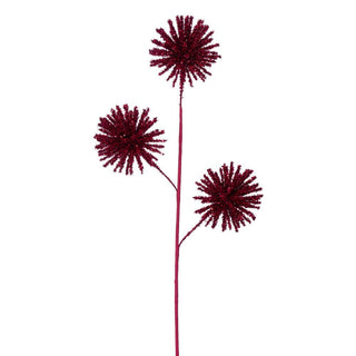 23" Burgundy Spike Spray, includes 2 pieces per bag - Sassy Inspiration