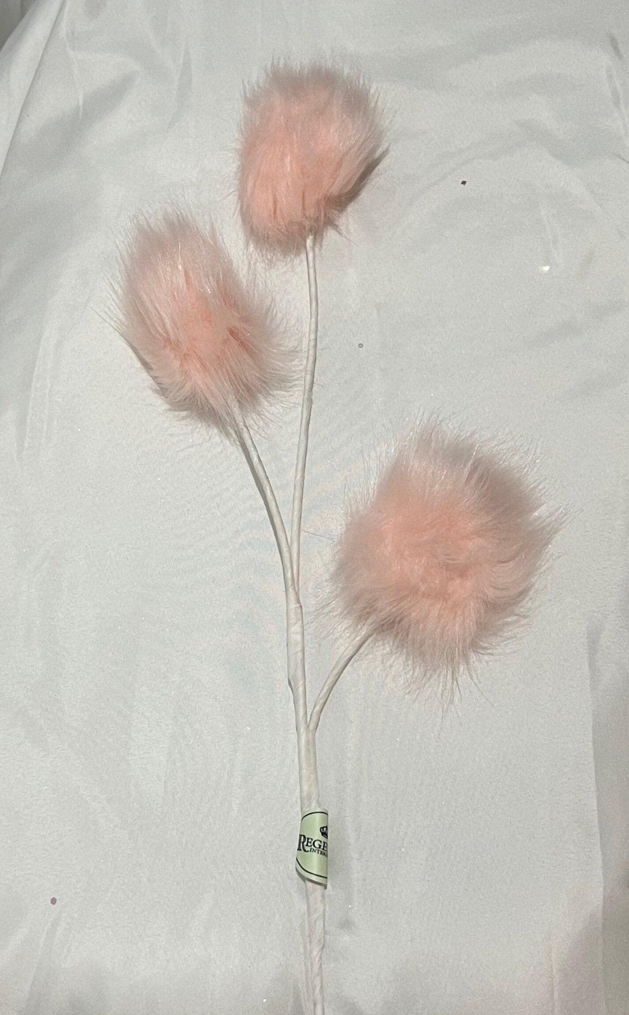 24" FLAMINGO FEATHER PUFF BALL SPRAY - CORAL - Sassy Inspiration