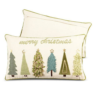 24" MERRY CHRISTMAS TREE PILLOW - Sassy Inspiration