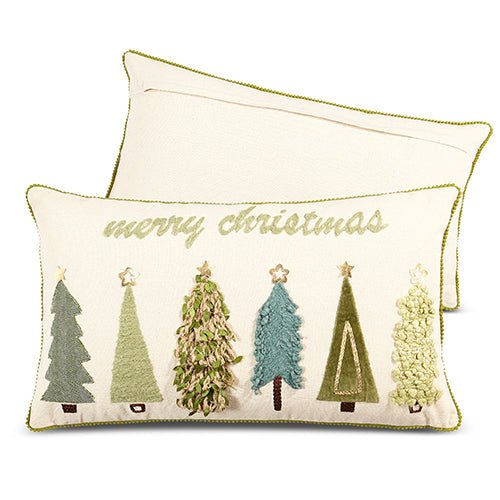 24" MERRY CHRISTMAS TREE PILLOW - Sassy Inspiration