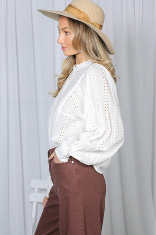 Sunday Best Eyelet Blouse