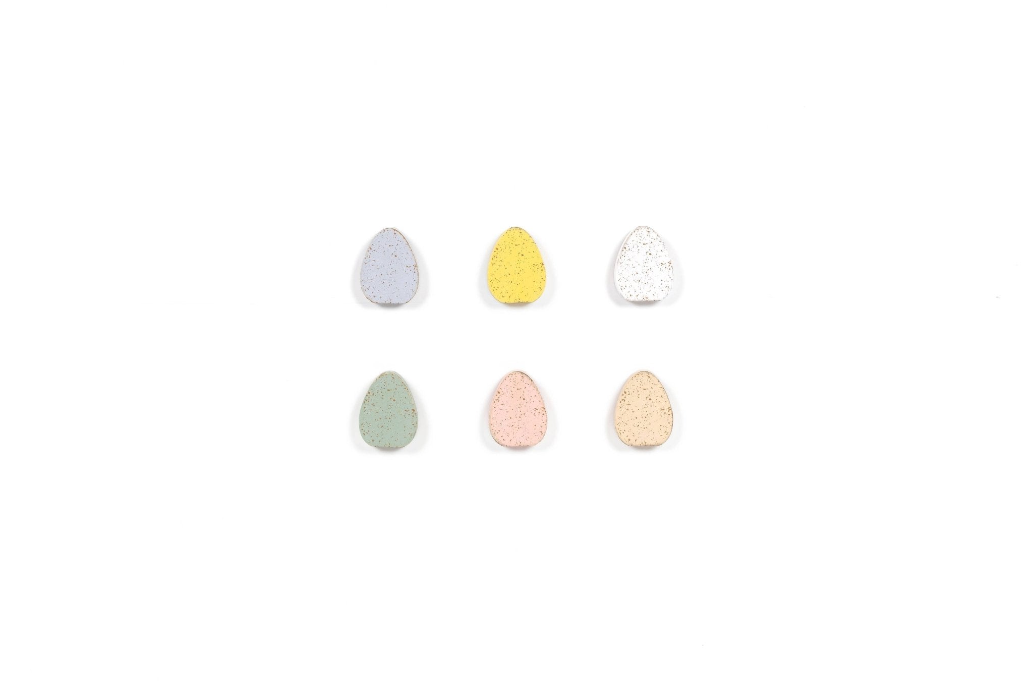 2x2 Wood Shapes s/6 (ROBIN EGGS) Easter Spring LETTERBOARD - Sassy Inspiration