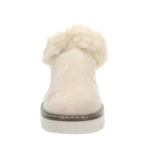 Mahika Faux Fur Lined Clogs – Cream - Sassy Inspiration