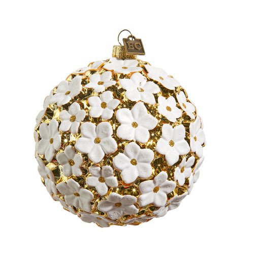 4" BLOSSOM BALL ORNAMENT - Sassy Inspiration