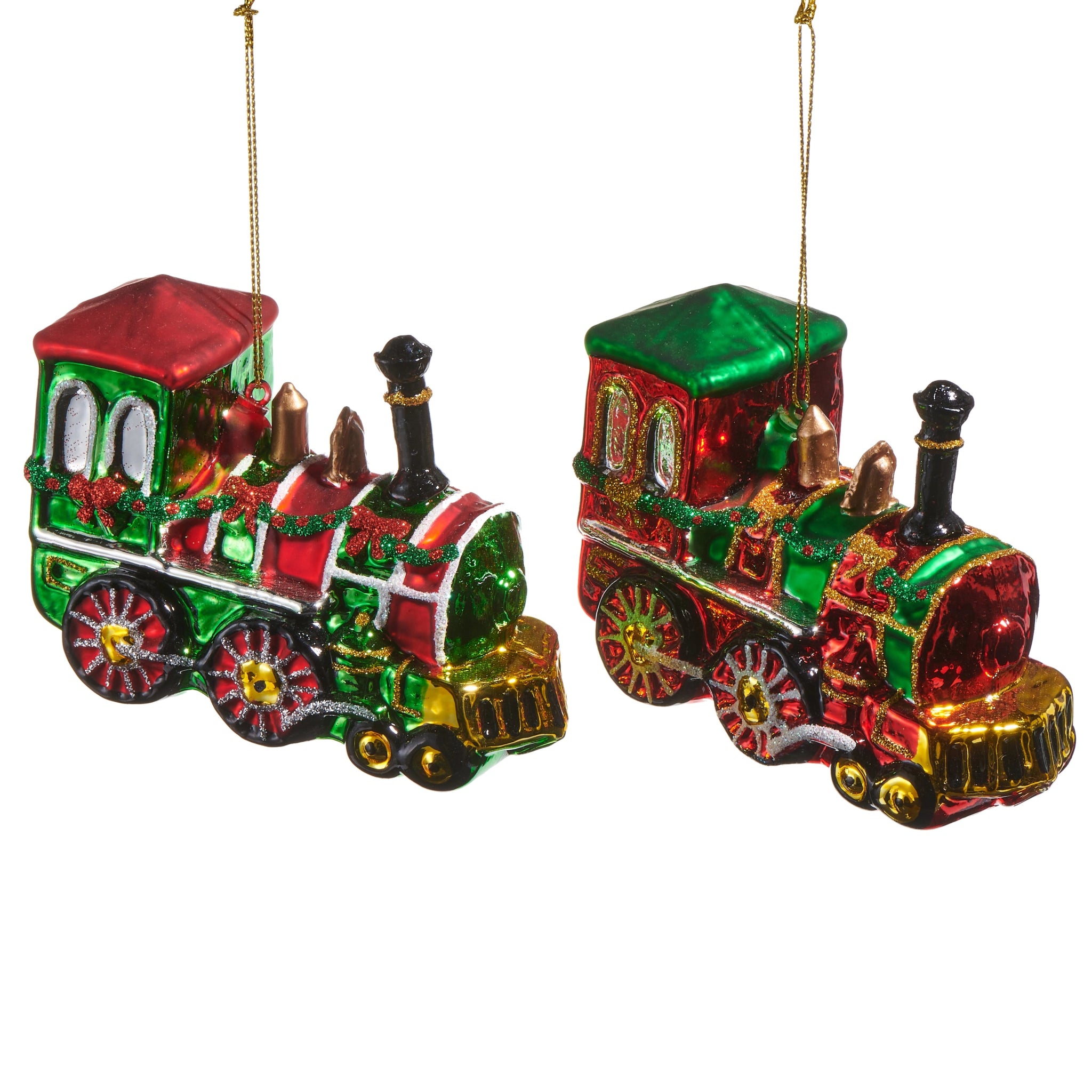 4.45" Train Ornament - Sassy Inspiration