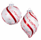 4.5” Beaded Peppermint Ornament - Sassy Inspiration