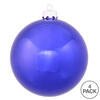 4.75" Cobalt Shiny Ball Ornament, 4 per Bag - Sassy Inspiration