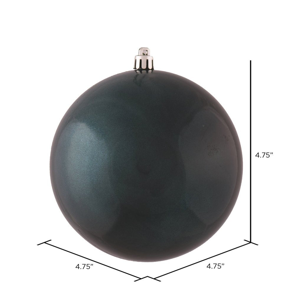 4.75" Sea Blue Candy Ball Ornament, 4 per Bag - Sassy Inspiration