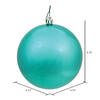 4.75" Teal Shiny Ball Ornament, 4 per Bag - Sassy Inspiration